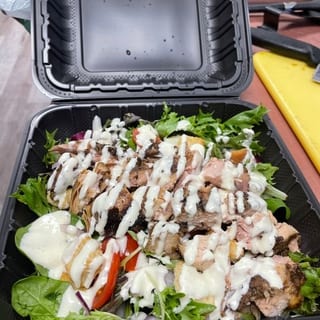 Jerk Chicken Salad with Habanero Dressing