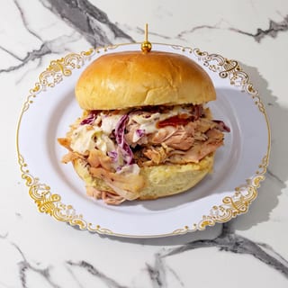 2 Pulled Chicken sliders or tacos with small side (Thu)